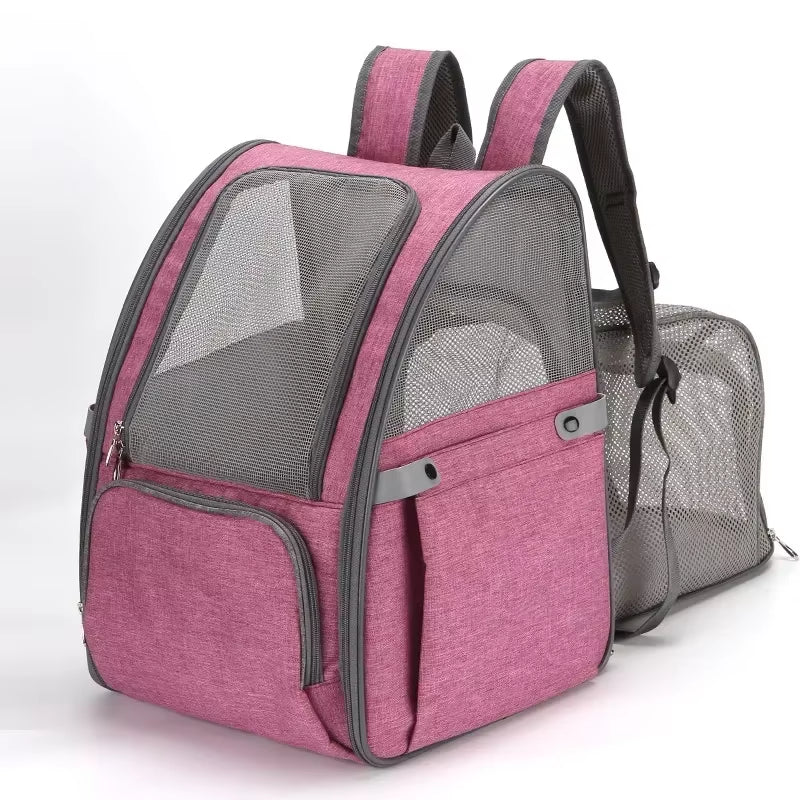Pet Bag Dog Cat Out Backpack Hand Folding Expand Pet Carrier Pet Box Pet Supplies Factory