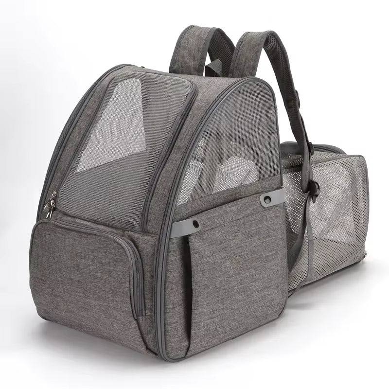 Pet Bag Dog Cat Out Backpack Hand Folding Expand Pet Carrier Pet Box Pet Supplies Factory