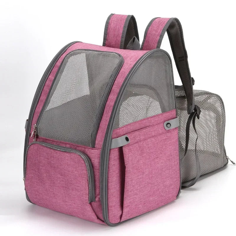 Pet Bag Dog Cat Out Backpack Hand Folding Expand Pet Carrier Pet Box Pet Supplies Factory