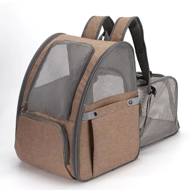 Pet Bag Dog Cat Out Backpack Hand Folding Expand Pet Carrier Pet Box Pet Supplies Factory