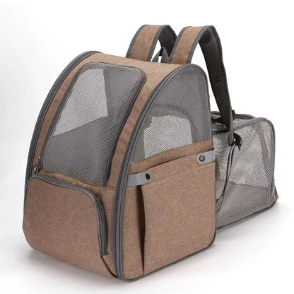 Pet Bag Dog Cat Out Backpack Hand Folding Expand Pet Carrier Pet Box Pet Supplies Factory