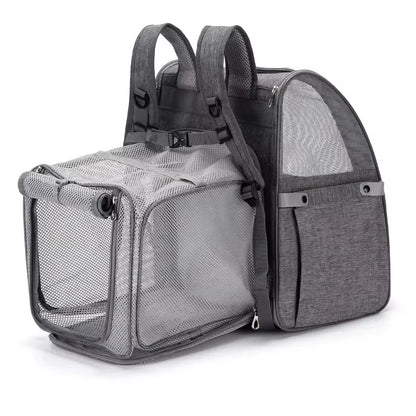 Pet Bag Dog Cat Out Backpack Hand Folding Expand Pet Carrier Pet Box Pet Supplies Factory